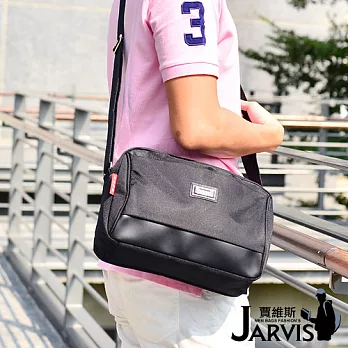Jarvis 側背包 休閒公事包-黑仕-8802黑色
