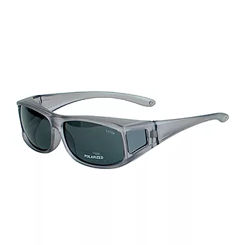 【LOVER】透灰(M)高鼻墊款-TR90彈性鏡架-偏光護目鏡/太陽眼鏡-DY007