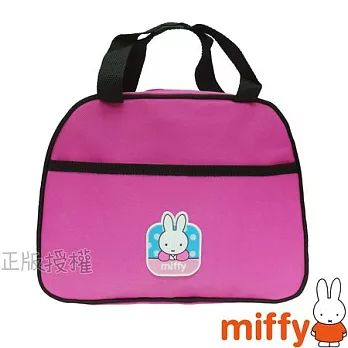 【Miffy米飛兔】經典便當收納袋(桃紅色)桃紅色