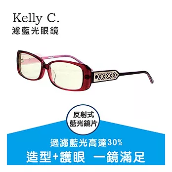 【Kelly C.】流行抗藍光眼鏡(SK6043-3)
