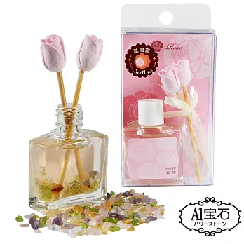 【A1寶石】五行玫瑰香氛組-紫水晶粉水晶等同聚寶盆功能(含開光加持-8ml)