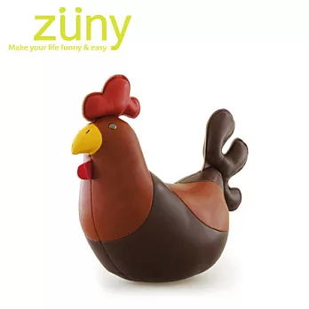 Zuny Classic-公雞造型擺飾書檔(黃褐+咖啡色)