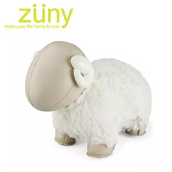 Zuny-綿羊造型擺飾書檔(BomyII-白頭白毛)