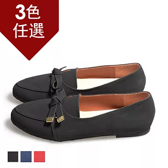 FUFA MIT 舒適感休閒娃娃鞋(FF13) - 共三色22.5黑