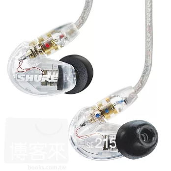 SHURE SE215 CL 透明款 耳道式 隔音耳機