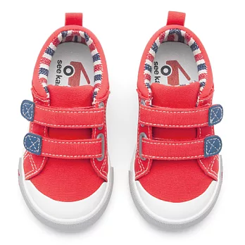 Sneakers經典帆布鞋-紅色蠟筆6紅