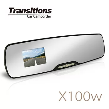 全視線 X100w 停車監控 1080P後視鏡行車記錄器(送16G TF卡)