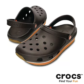 Crocs - 中性 - 復刻克駱格 -35深咖啡/南瓜色