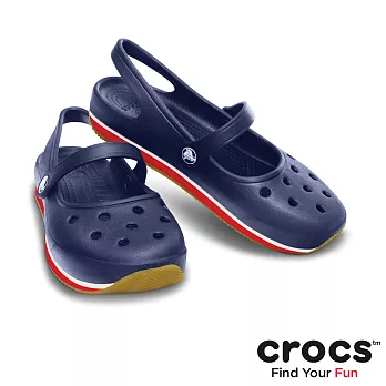 Crocs - 女款 - 復刻瑪莉珍 -38海軍藍/紅色