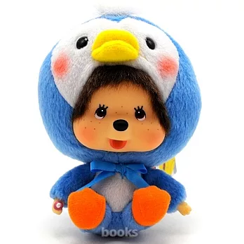 日本Sekiguchi夢奇奇MONCHHICHI【藍色小企鵝】
