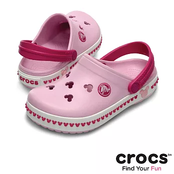 Crocs - 童 - 小米奇卡駱班 3 代 -23.5淡粉/桃紅色