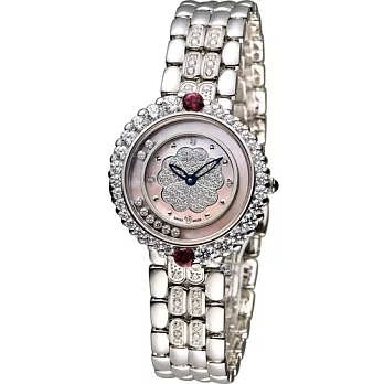 Ogival 愛其華 山茶花系列 時尚錶 305-15DLW 粉