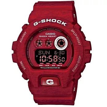 G-SHOCK 浪花兄弟新世代運動腕錶-紅-GD-X6900HT-4