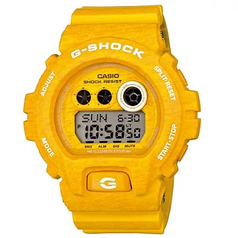 G-SHOCK 浪花兄弟新世代運動腕錶-黃-GD-X6900HT-9