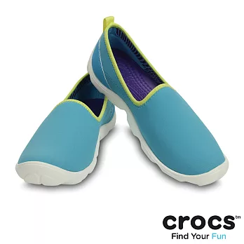 Crocs - 女款 - 女士迪特輕盈鞋 -35電光藍/白色