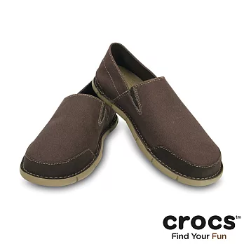 Crocs - 男款 - 風尚聖克魯茲 -42.5深咖啡/卡其色