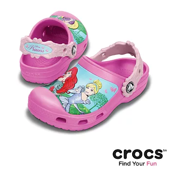 Crocs - 童 - 創意魔法公主小克駱格 -23.5派對粉/花瓣粉色