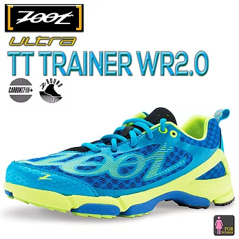 ZOOT 極速火箭 超潑水型 肌能跑鞋(女)6(水藍/暖黃