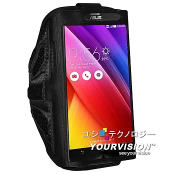 ASUS Zenfone 2 ZE550ML ZE551ML 5.5吋 專用運動防護臂套_黑