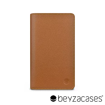 Beyzacases Brooks Traveller iPhone 6 Plus 專用旅人卡夾皮套-經典淺褐(BZ05861)