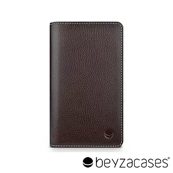 Beyzacases Brooks Traveller iPhone 6 Plus 專用旅人卡夾皮套-沉穩深棕(BZ05878)