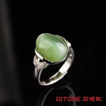石頭記 貓眼925純銀戒指-氣質珍藏