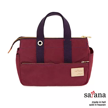 satana - 拿著就走輕巧手提包 - 野莓紅
