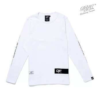 【DYC】 3M stripe -植絨毛長袖Tee_XS_白