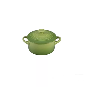 LE CREUSET－迷你圓形瓷器鍋（奇異果綠．直徑13.5cm）