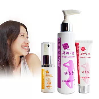 荷娜之戀-清潔修護組(乳152ml+潤32ml+霧32ml)