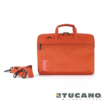 TUCANO WORK_OUT 系列亮彩簡潔時尚側背包（MacBook Pro 15.4”）橘色