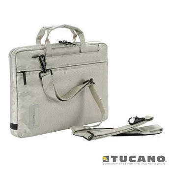 TUCANO WORK_OUT 系列亮彩簡潔時尚側背包（MacBook Pro 15.4”）銀色