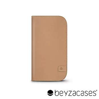 Beyzacases Natural Wallet iPhone 6 專用樸質雅緻皮夾護套-駱駝淺棕 (BZ05144)