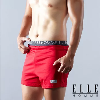 ELLE HOMME熱賣款-簡單素材襯托出型男素面平口褲《超值3件組》M灰色