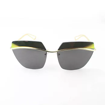英國NATKIEL-墨黑半鏡面半反光雷朋款太陽眼鏡
