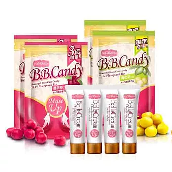 母親節Ivy Maison 美胸逆齡動人組-蔓越莓美胸糖X2+青芒果美胸糖X2+美胸頸霜X4