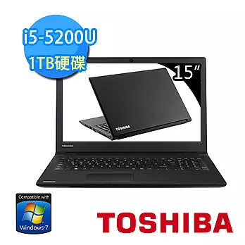 【TOSHIBA】R50-B-01P01K 15.6吋筆電 (i5-5200U/4G/1TB/WIN7 Pro)