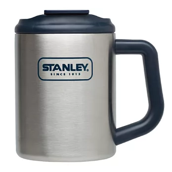 【美國Stanley】 冒險系列露營杯 473ml(不鏽鋼原色)