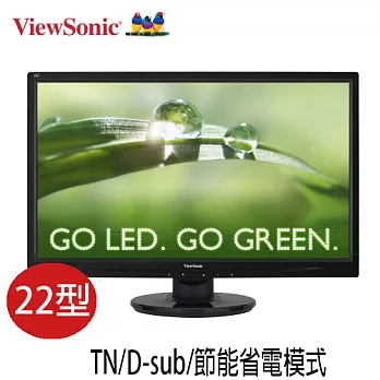 《ViewSonic優派》 VA2246a 22型LED寬螢幕