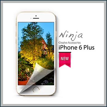 【東京御用Ninja】iPhone 6 Plus (5.5吋)專用高透防刮無痕螢幕+機身保護貼(正反兩面)