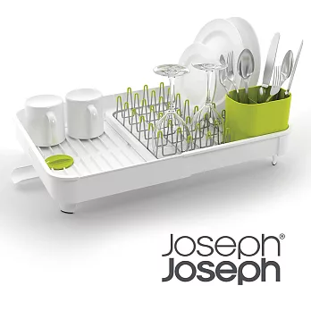 Joseph Joseph 可延伸杯碗盤瀝水組(白綠)-85071