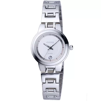 【LICORNE】恩萃Entree 淑女腕錶 (銀/白 LT059LWWI)