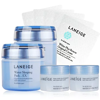 LANEIGE 蘭芝 晚安睡美人發燒組