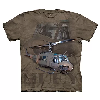 【摩達客】美國進口The Mountain Smithsonian系列 Huey直昇機 純棉環保短袖T恤[現貨+預購]S大人版