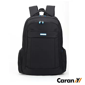 CARANY 卡拉羊 36L 大容量 電腦隔層 拉桿套環 輕量後背包 書包 雙肩包 (黑色) 58-0003