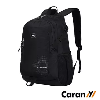 CARANY 卡拉羊 26L 大容量 電腦隔層輕量後背包 書包 雙肩包 (黑色) 58-0006