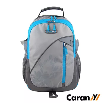 CARANY 卡拉羊 30L 大容量 電腦隔層輕量後背包 書包 雙肩包 (藍/灰) 58-0007