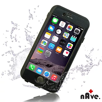 【nAve】iPhone6防水手機殼(黑)