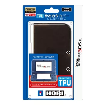 HORI NEW 3DS-LL 專用 主機TPU保護殼 透黑- 3DS-444