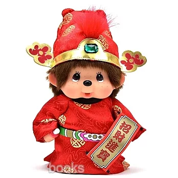 日本Sekiguchi夢奇奇MONCHHICHI【財神爺】存錢筒